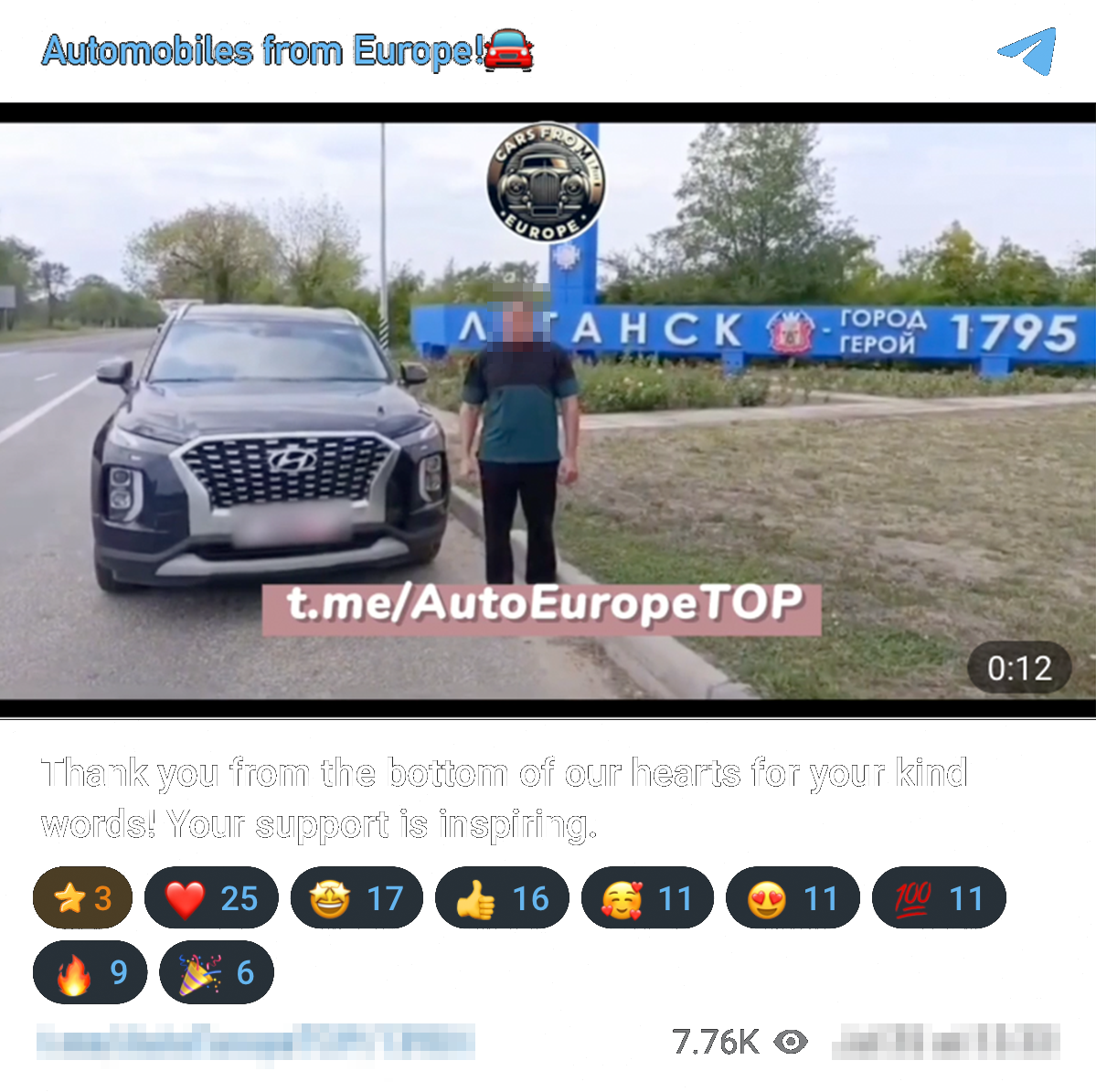 Videos of clients who have received their cars